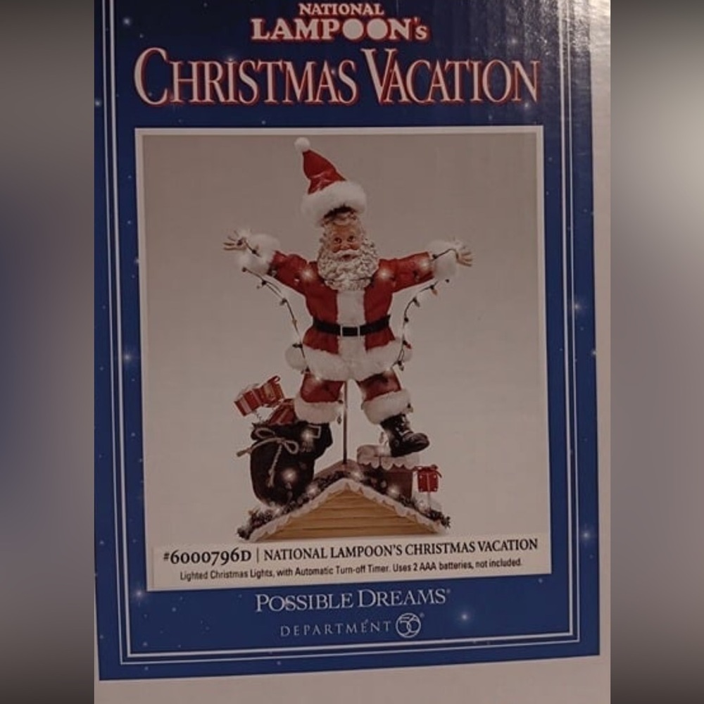ISO POSSIBLE DREAMS NATIONAL LAMPOONS CHRISTMAS VACATION SANTA LIGHTS